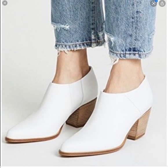 vince white booties